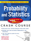 Probability and Statistics